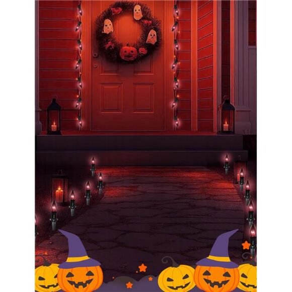 25Ft Halloween Dark Purple String Lights, C9 Black Purple String Lights - Picture 7 of 8